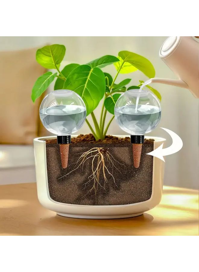 4pcs Plant Watering Globes Self Watering Spikes Long Lasting Hydration Tool - Image 5